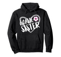 Soccer Goalie Sister Heart Hoodie - Custom Art Print Unisex - T-Shirt, Sweatshirt, Hoodie