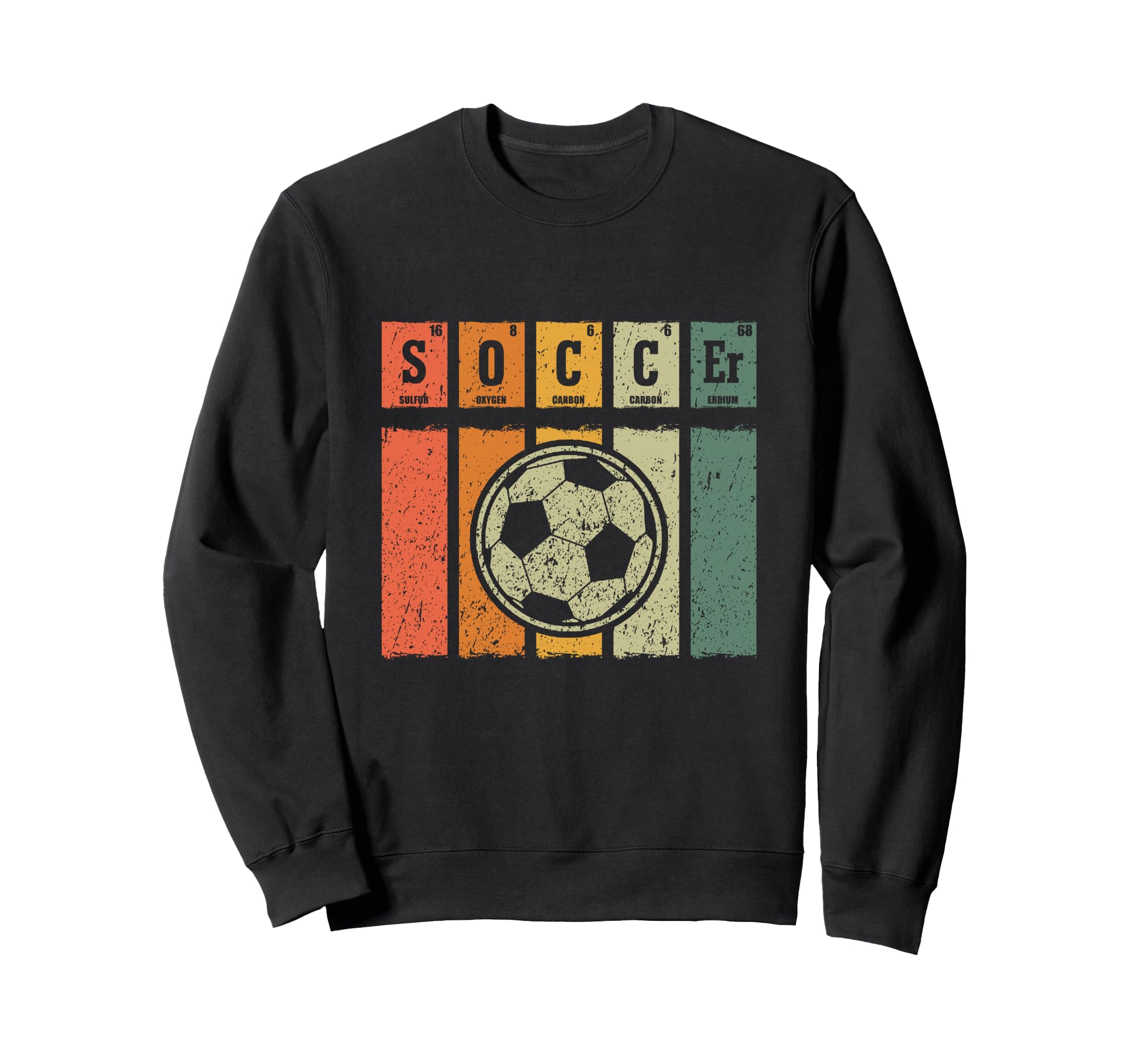 Soccer Lover Periodic Elements Soccer Sweatshirt - Trendy Graphic Unisex - T-Shirt, Sweatshirt, Hoodie