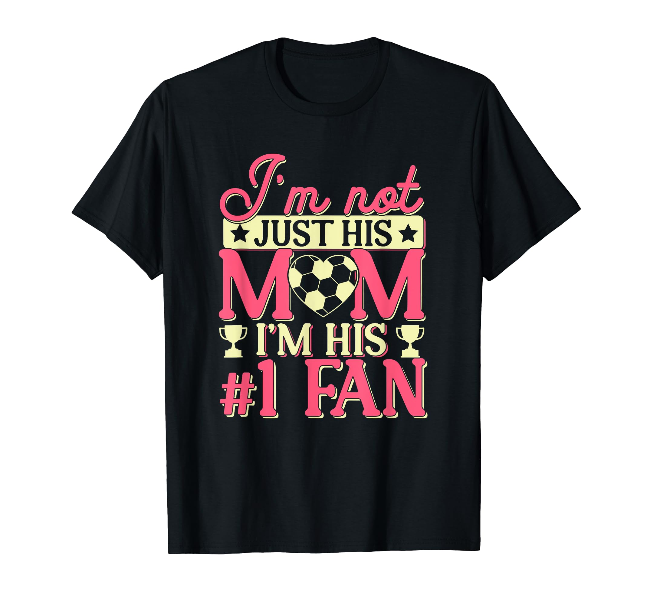 Soccer Mom Number 1 Fan Team Game Day T-Shirt - Aesthetic Graphic Unisex - T-Shirt, Sweatshirt, Hoodie
