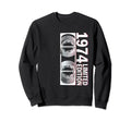 1974 Mens Womens Birthday Cassette Sweatshirt - Custom Art Print Men Women - T-Shirt, Sweatshirt, Hoodie