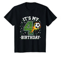Its My 4Th Birthday Soccer Ball Field 4 T-Shirt - Trendy Graphic Men Women - T-Shirt, Sweatshirt, Hoodie