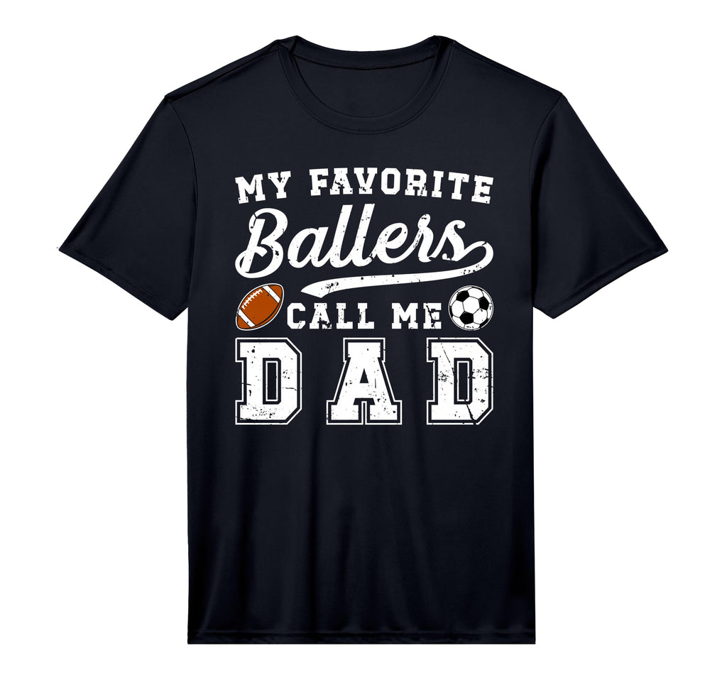 Mens My Favorite Ballers Call Me Dad T-Shirt - Custom Art Print Men Women - T-Shirt, Sweatshirt, Hoodie