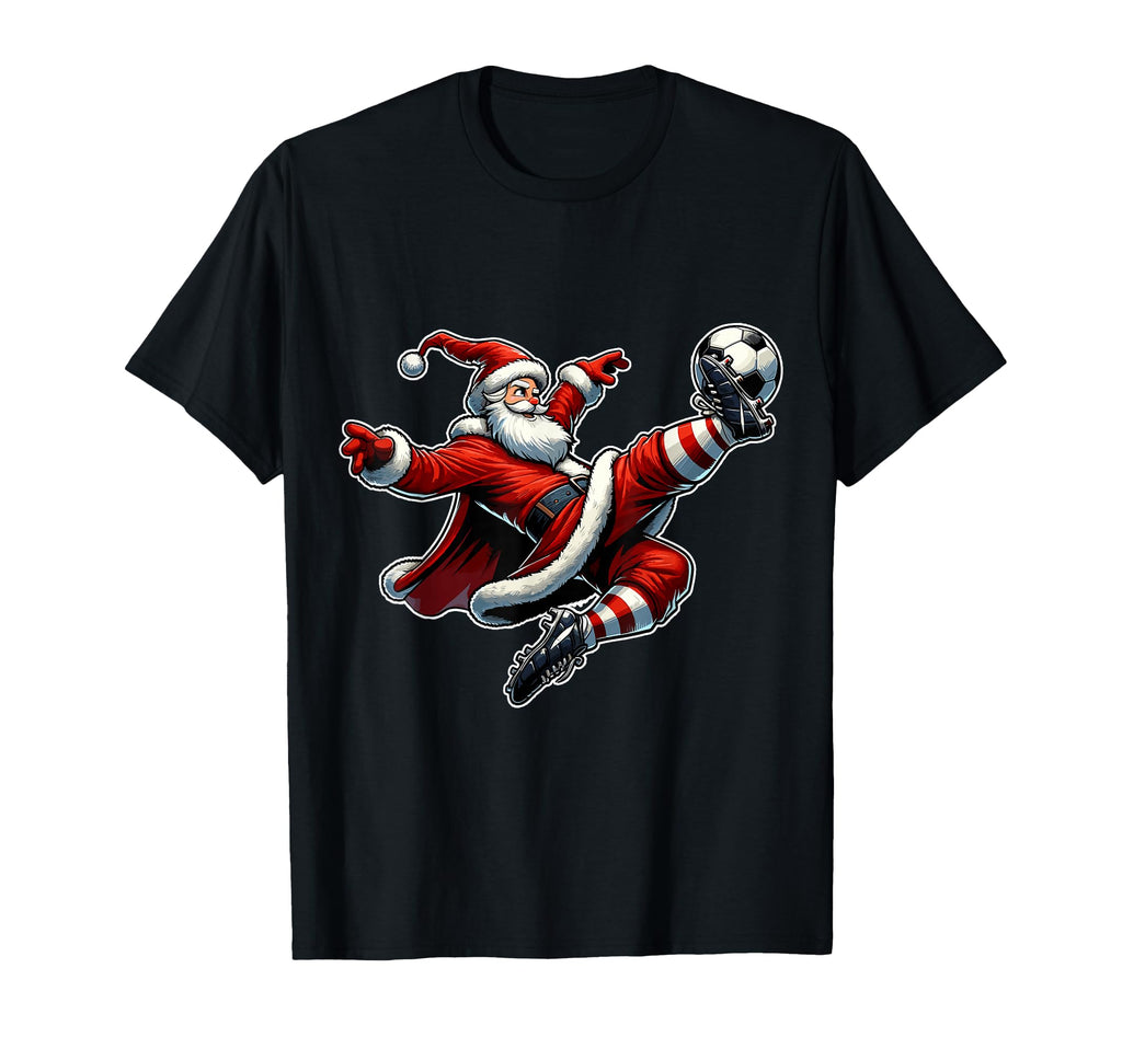 Funny Merry Chistmas Football Soccer T-Shirt - Trendy Graphic for Adults - T-Shirt, Sweatshirt, Hoodie