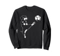 Dachshund Soccer Dog Kicking Ball Funny Sweatshirt - Trendy Graphic Unisex - T-Shirt, Sweatshirt, Hoodie