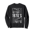 1970S Roller Skates Skating Sweatshirt - Fun Novelty Design for Adults - T-Shirt, Sweatshirt, Hoodie