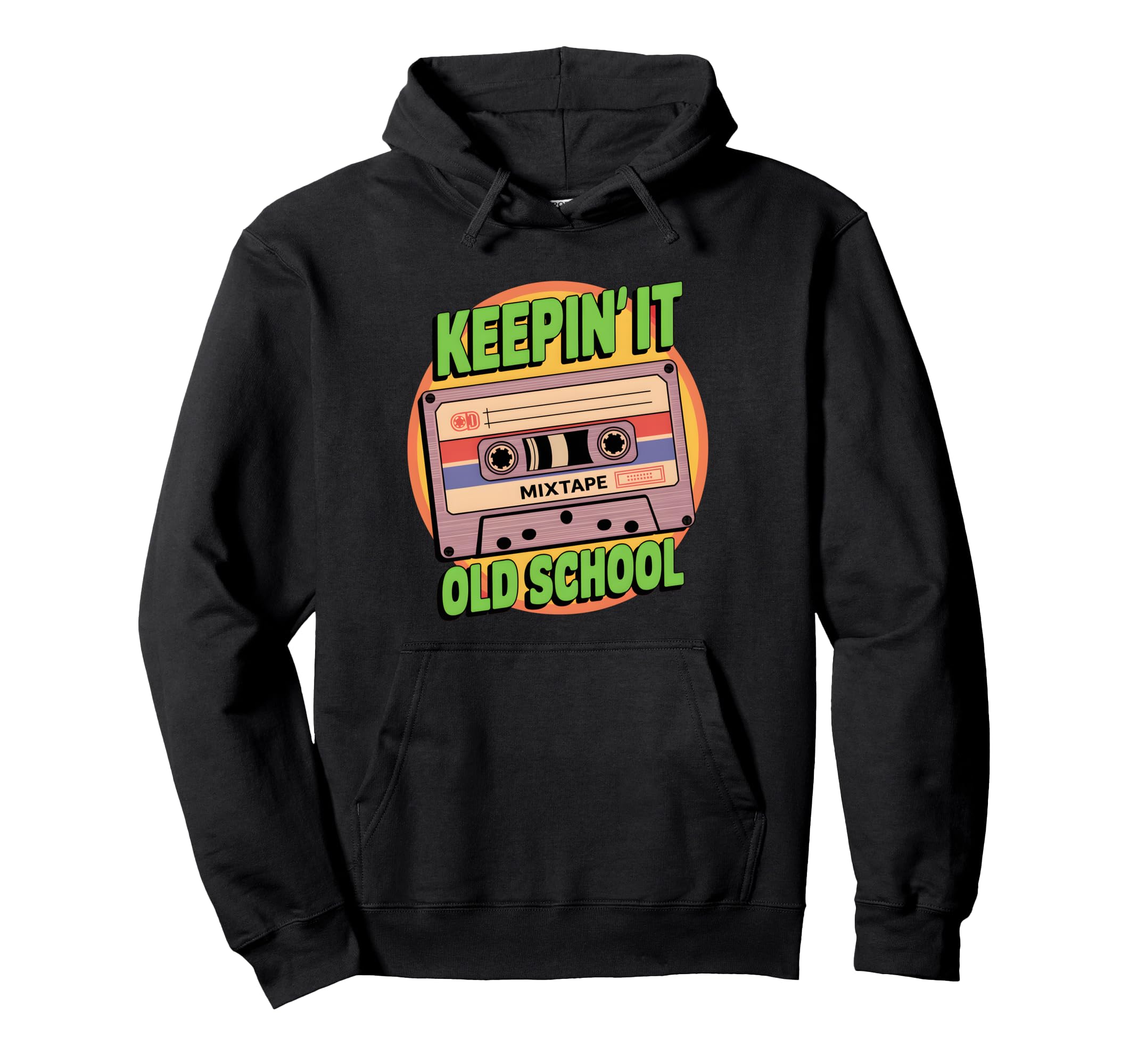 Old School Hip Hop 80S 90S Hoodie - Casual Everyday Wear Men Women - T-Shirt, Sweatshirt, Hoodie