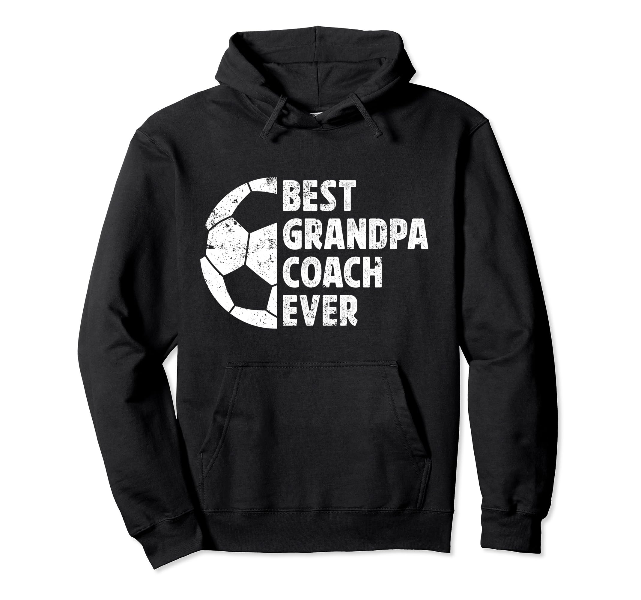 Best Grandpa Coach Soccer Grandpa Soccer Hoodie - Minimalist Print Unisex - T-Shirt, Sweatshirt, Hoodie