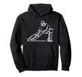 Field Hockey Goalkeeper Drawing Hoodie - Novelty Apparel for Adults - T-Shirt, Sweatshirt, Hoodie