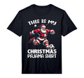 Santa Playing Soccer Sport This Is My T-Shirt - Unique Graphic Men Women - T-Shirt, Sweatshirt, Hoodie