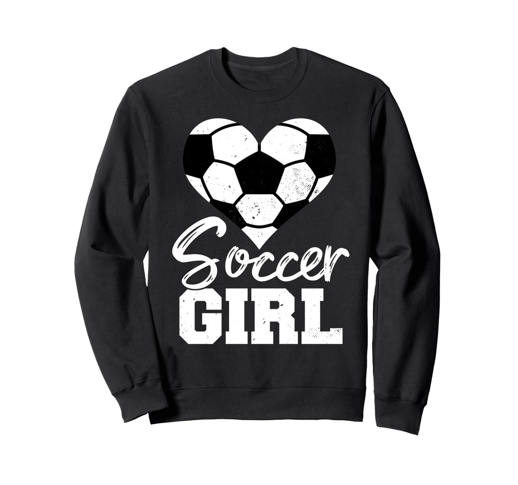 Soccer Heart Funny Heartfelt Love Sweatshirt - Novelty Apparel Unisex - T-Shirt, Sweatshirt, Hoodie