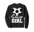 Soccer Heart Funny Heartfelt Love Sweatshirt - Novelty Apparel Unisex - T-Shirt, Sweatshirt, Hoodie