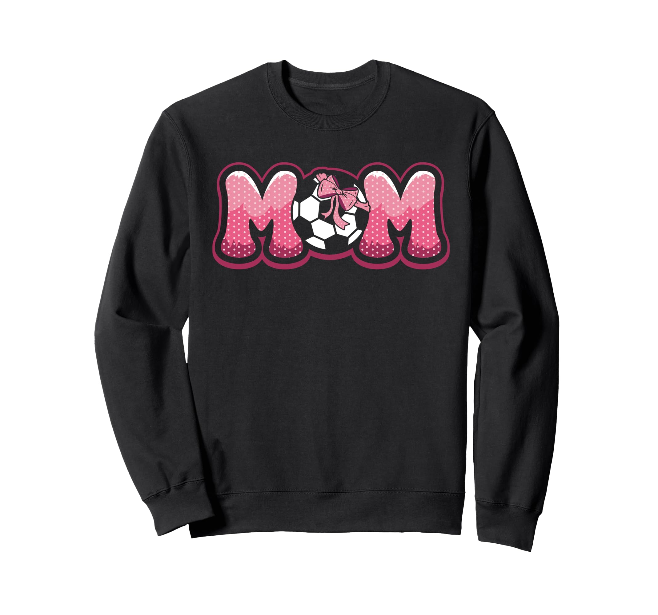 Soccer Mom Coquette Bow Game Sweatshirt - Casual Everyday Wear Men Women - T-Shirt, Sweatshirt, Hoodie