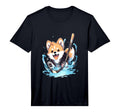 Corgi Ice Hockey Player Dog Hockey T-Shirt - Fun Novelty Design Unisex - T-Shirt, Sweatshirt, Hoodie