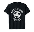 Williamsburg Soccer Distressed 90S T-Shirt - Trendy Graphic Unisex - T-Shirt, Sweatshirt, Hoodie
