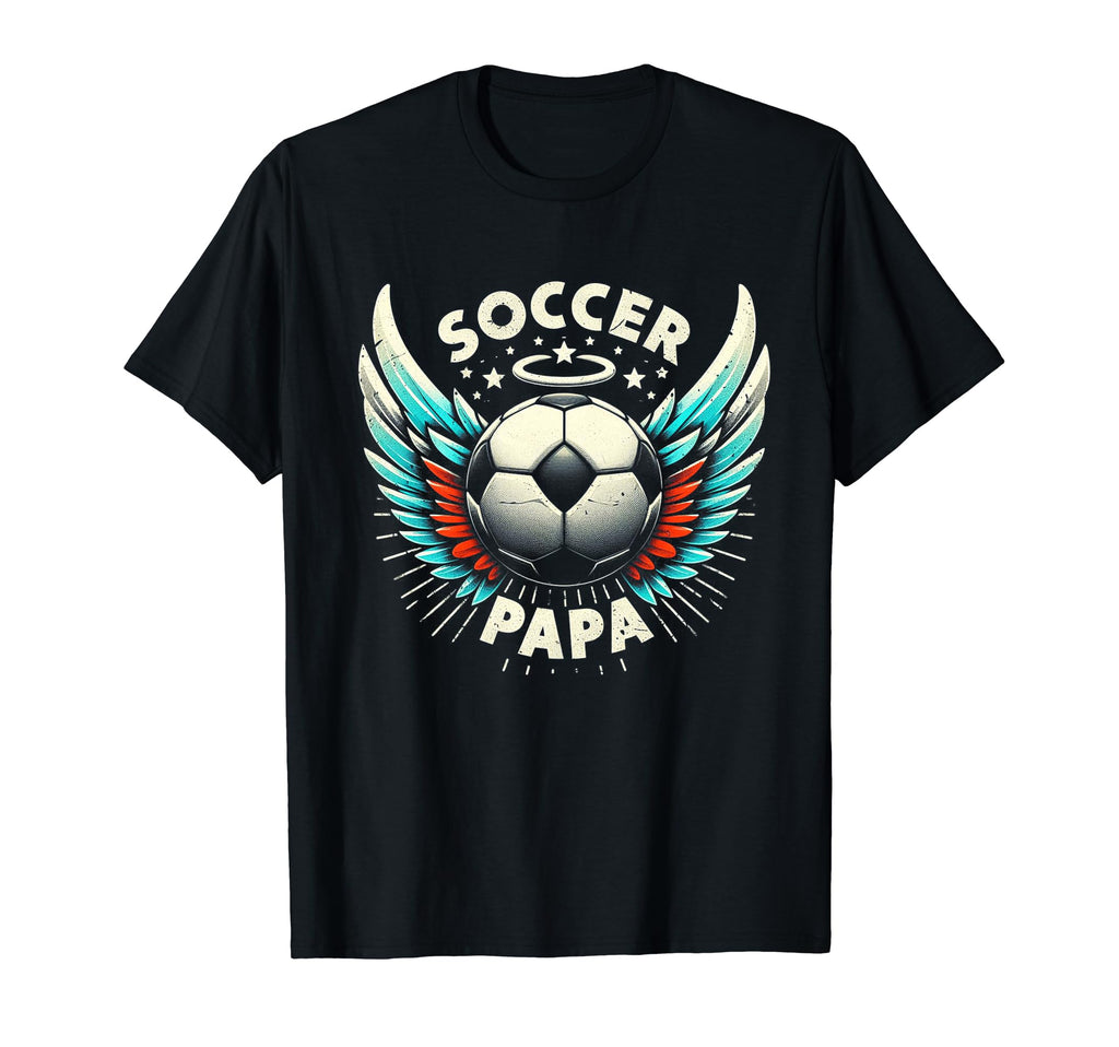 Soccer Papa Family Matching Dad T-Shirt - Custom Art Print Men Women - T-Shirt, Sweatshirt, Hoodie