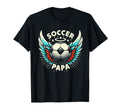 Soccer Papa Family Matching Dad T-Shirt - Custom Art Print Men Women - T-Shirt, Sweatshirt, Hoodie