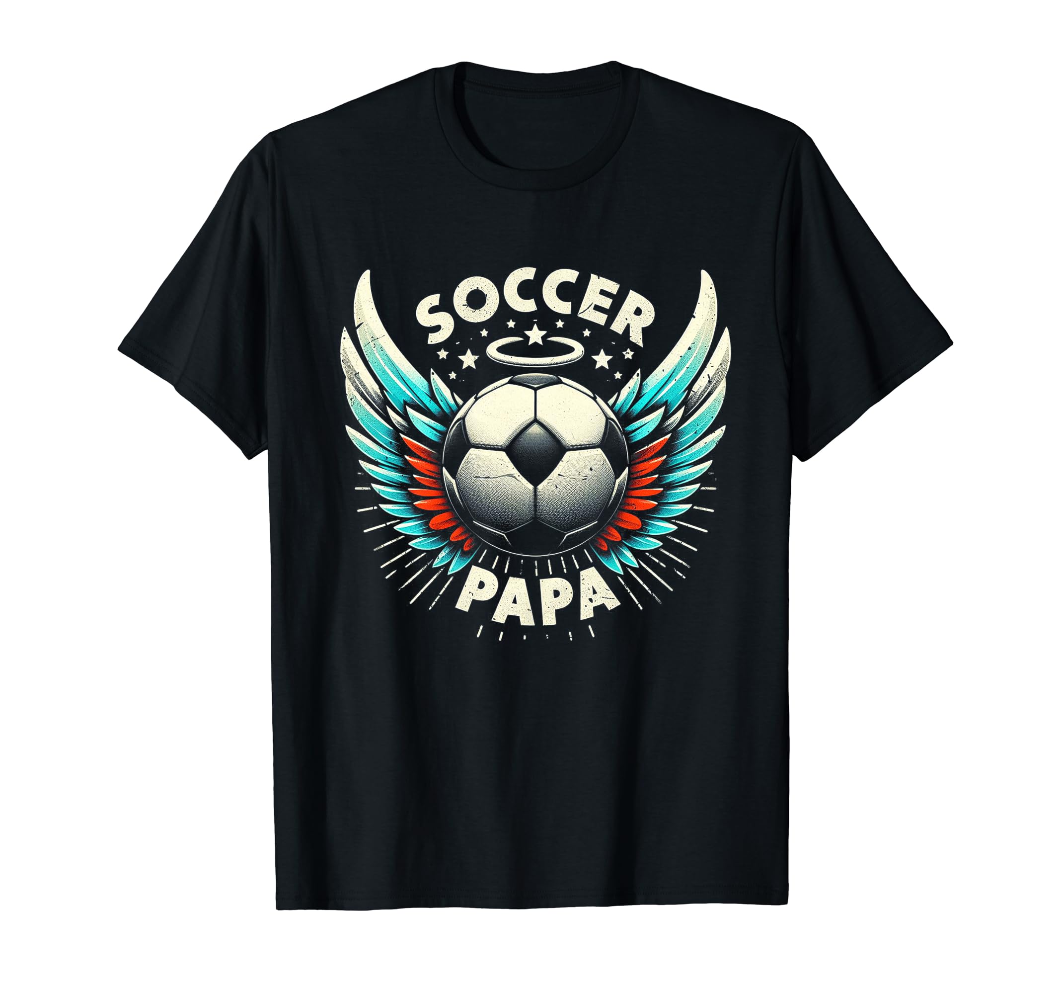 Soccer Papa Family Matching Dad T-Shirt - Custom Art Print Men Women - T-Shirt, Sweatshirt, Hoodie