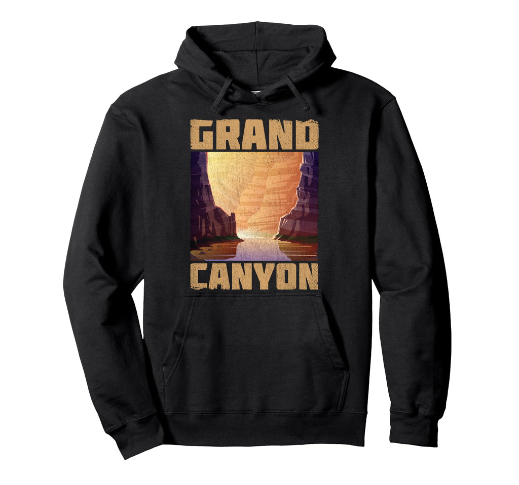 Grand Canyon National Park Hiking Hoodie - Graphic Print Unisex - T-Shirt, Sweatshirt, Hoodie