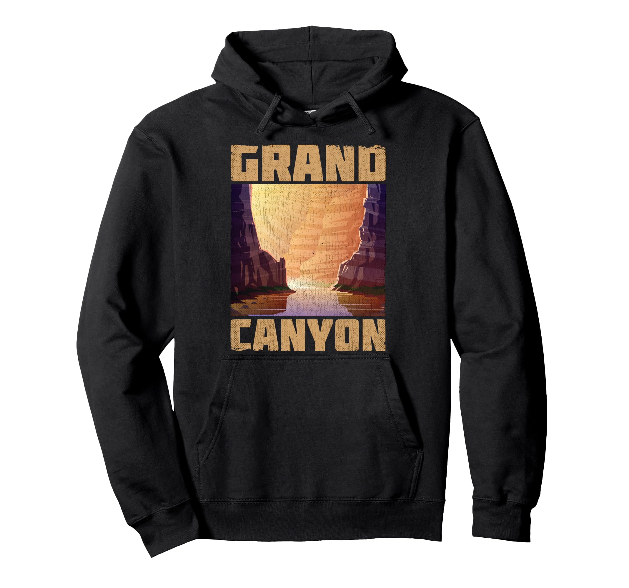 Grand Canyon National Park Hiking Hoodie - Graphic Print Unisex - T-Shirt, Sweatshirt, Hoodie