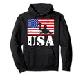 Distressed Water Polo Usa American Hoodie - Casual Everyday Wear Unisex - T-Shirt, Sweatshirt, Hoodie