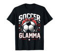 Soccer Glamma Soccer Sports Mothers Day T-Shirt - Unique Graphic Men Women - T-Shirt, Sweatshirt, Hoodie