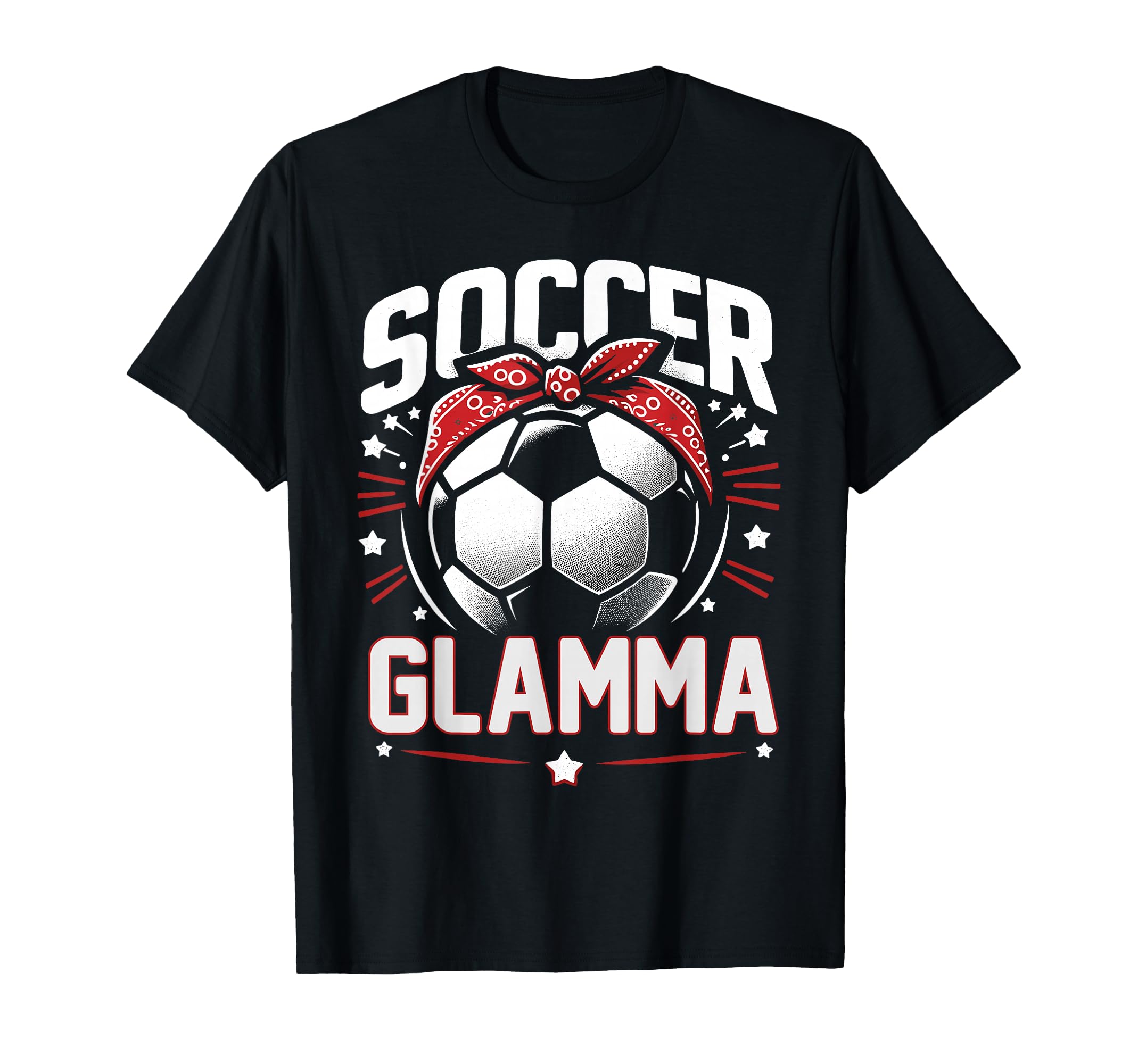 Soccer Glamma Soccer Sports Mothers Day T-Shirt - Unique Graphic Men Women - T-Shirt, Sweatshirt, Hoodie