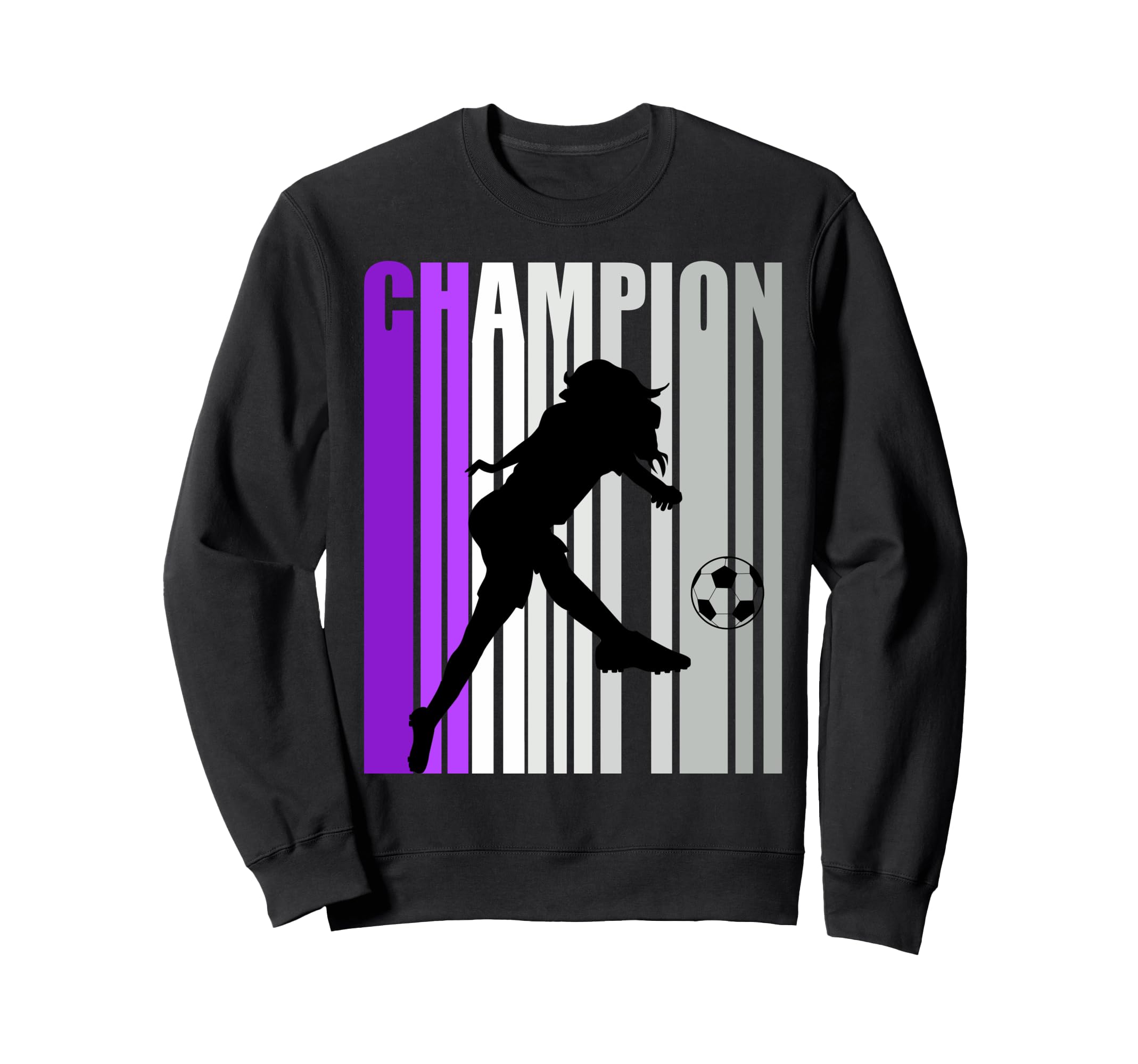 Lilac Soccer Soccer Football Sweatshirt - Fun Novelty Design Unisex - T-Shirt, Sweatshirt, Hoodie