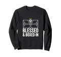 Blessed And Boxed Soccer Football Sweatshirt - Novelty Apparel for Adults - T-Shirt, Sweatshirt, Hoodie