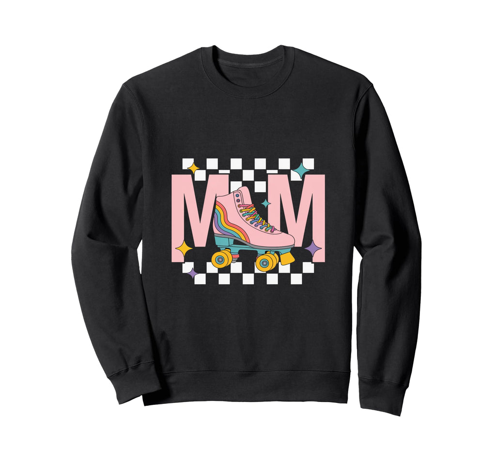 Roller Skate Shoes Mom Roller Sweatshirt - Fun Novelty Design for Adults - T-Shirt, Sweatshirt, Hoodie