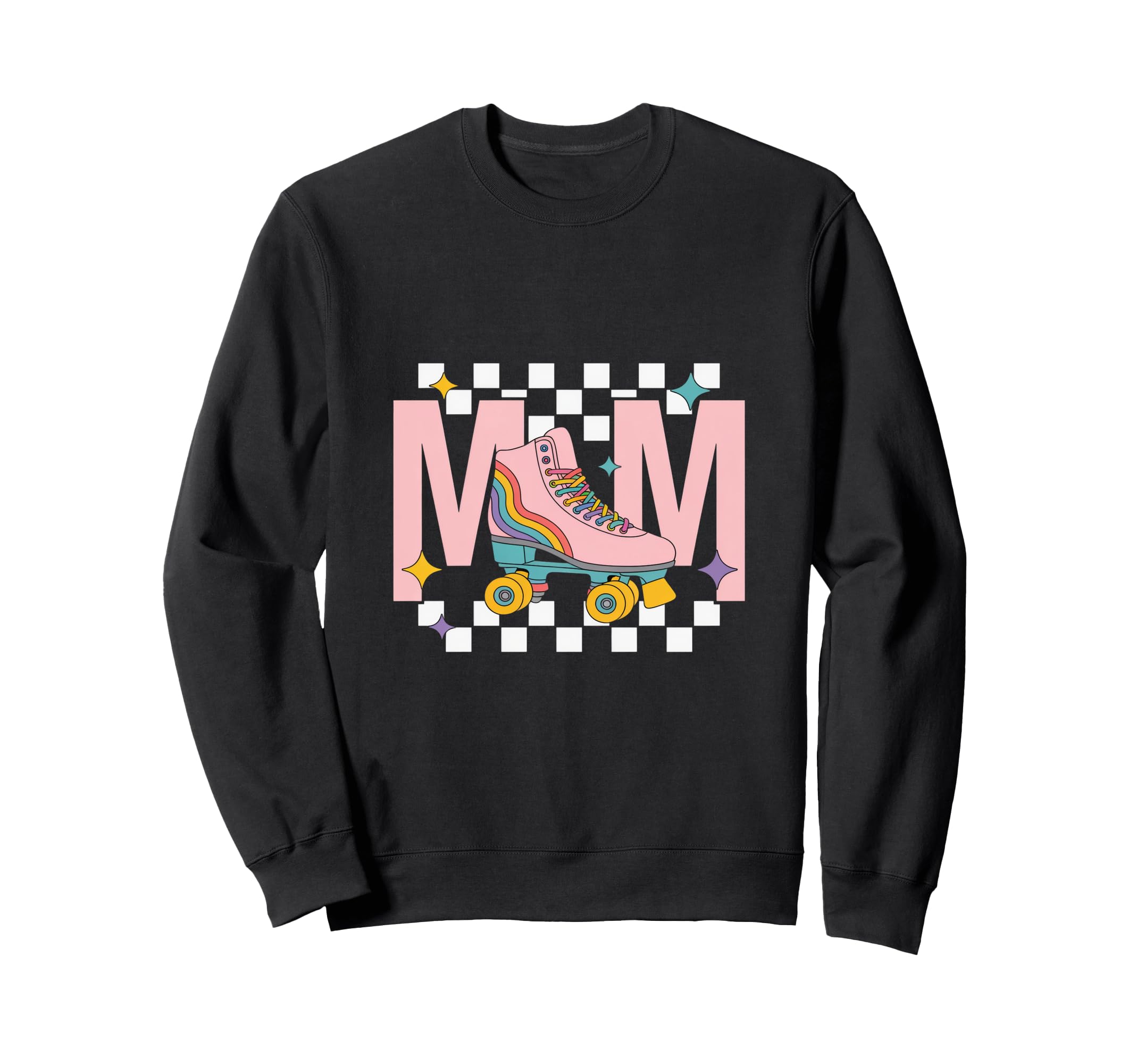 Roller Skate Shoes Mom Roller Sweatshirt - Fun Novelty Design for Adults - T-Shirt, Sweatshirt, Hoodie