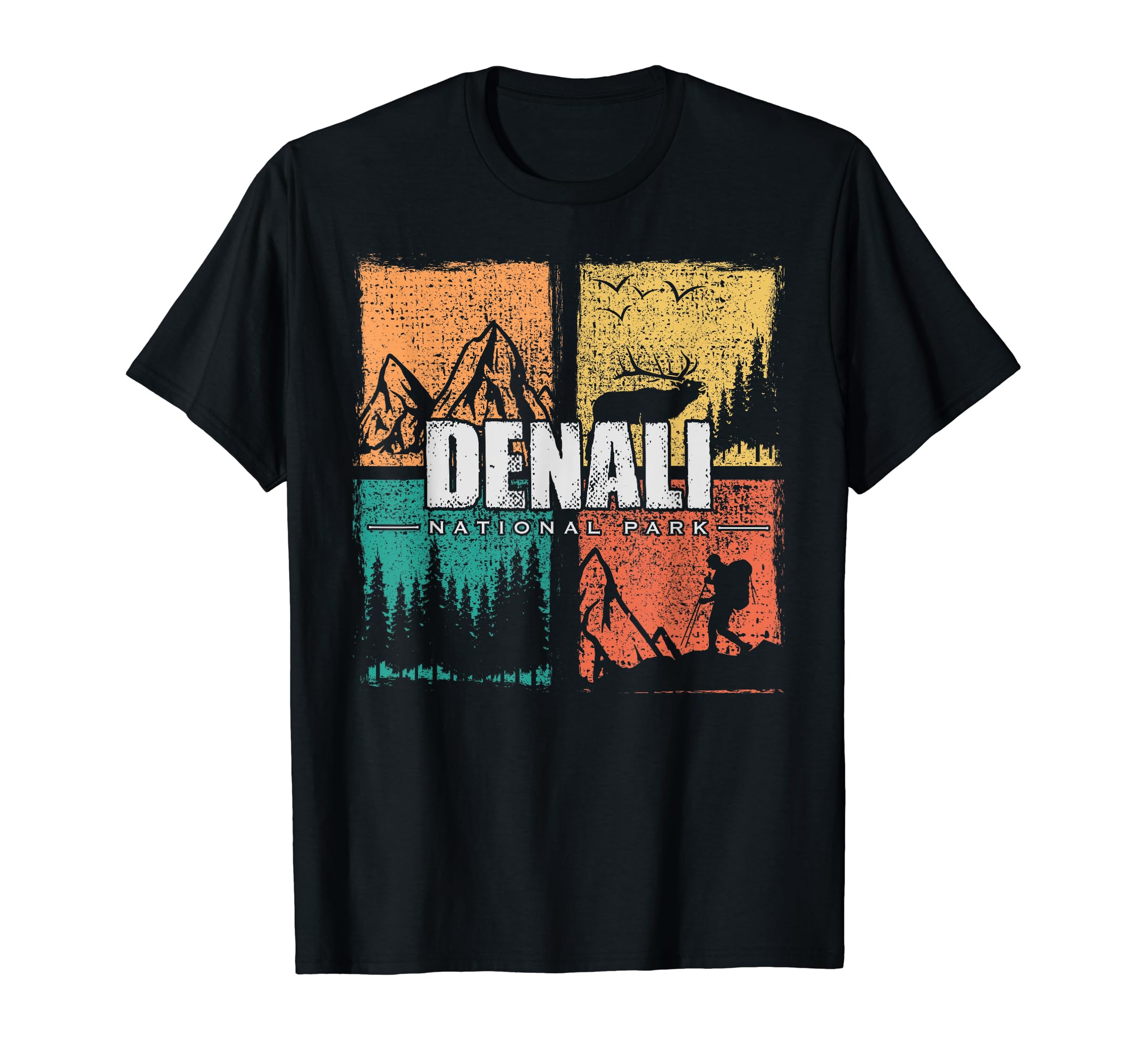 Denali National Park Us Denali T-Shirt - Fun Novelty Design Unisex - T-Shirt, Sweatshirt, Hoodie