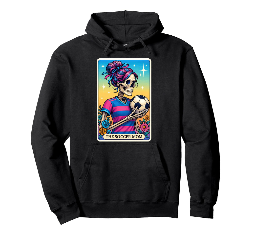 Soccer Mom Tarot Card Hoodie - Casual Everyday Wear Men Women - T-Shirt, Sweatshirt, Hoodie