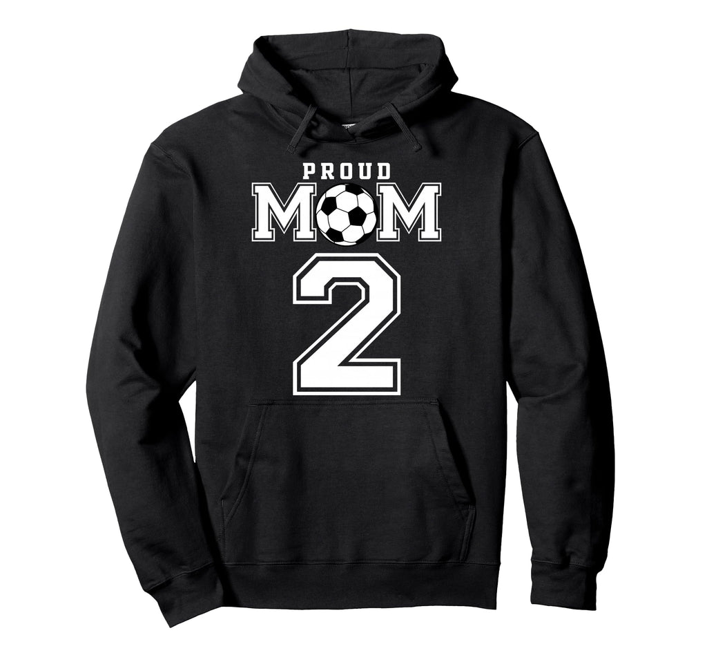 Number 2 Custom Proud Soccer Futbol Hoodie - Fun Novelty Design for Adults - T-Shirt, Sweatshirt, Hoodie