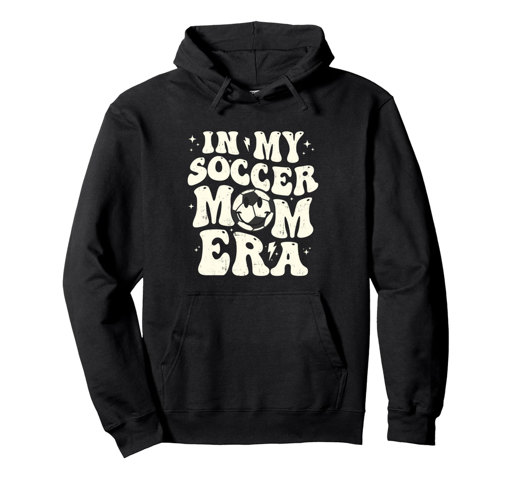 My Soccer Mom Era Funny Football Mama Hoodie - Graphic Print for Adults - T-Shirt, Sweatshirt, Hoodie