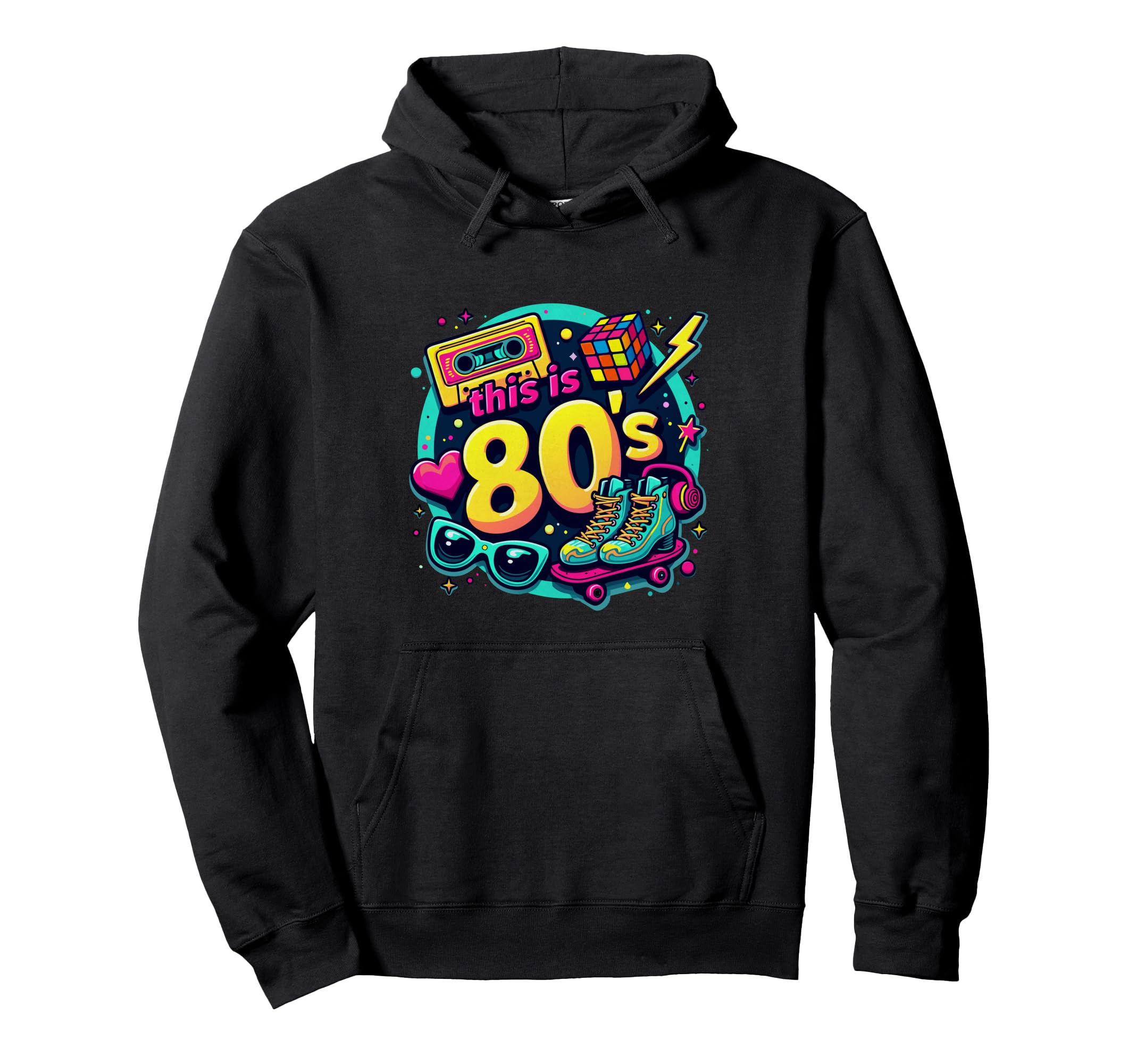 This 80S Bro Cassette Roller Skates Hoodie - Custom Art Print Men Women - T-Shirt, Sweatshirt, Hoodie