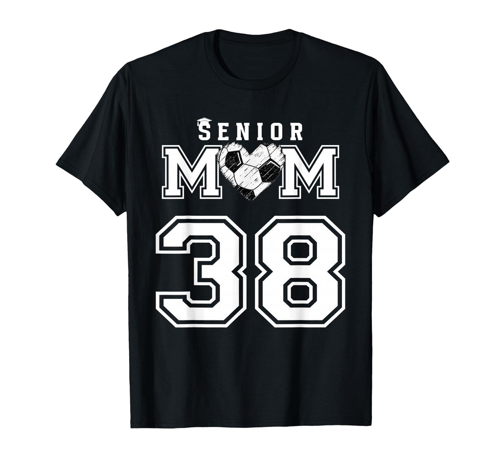 Proud Senior Soccer Mom Custom T-Shirt - Fun Novelty Design Men Women - T-Shirt, Sweatshirt, Hoodie