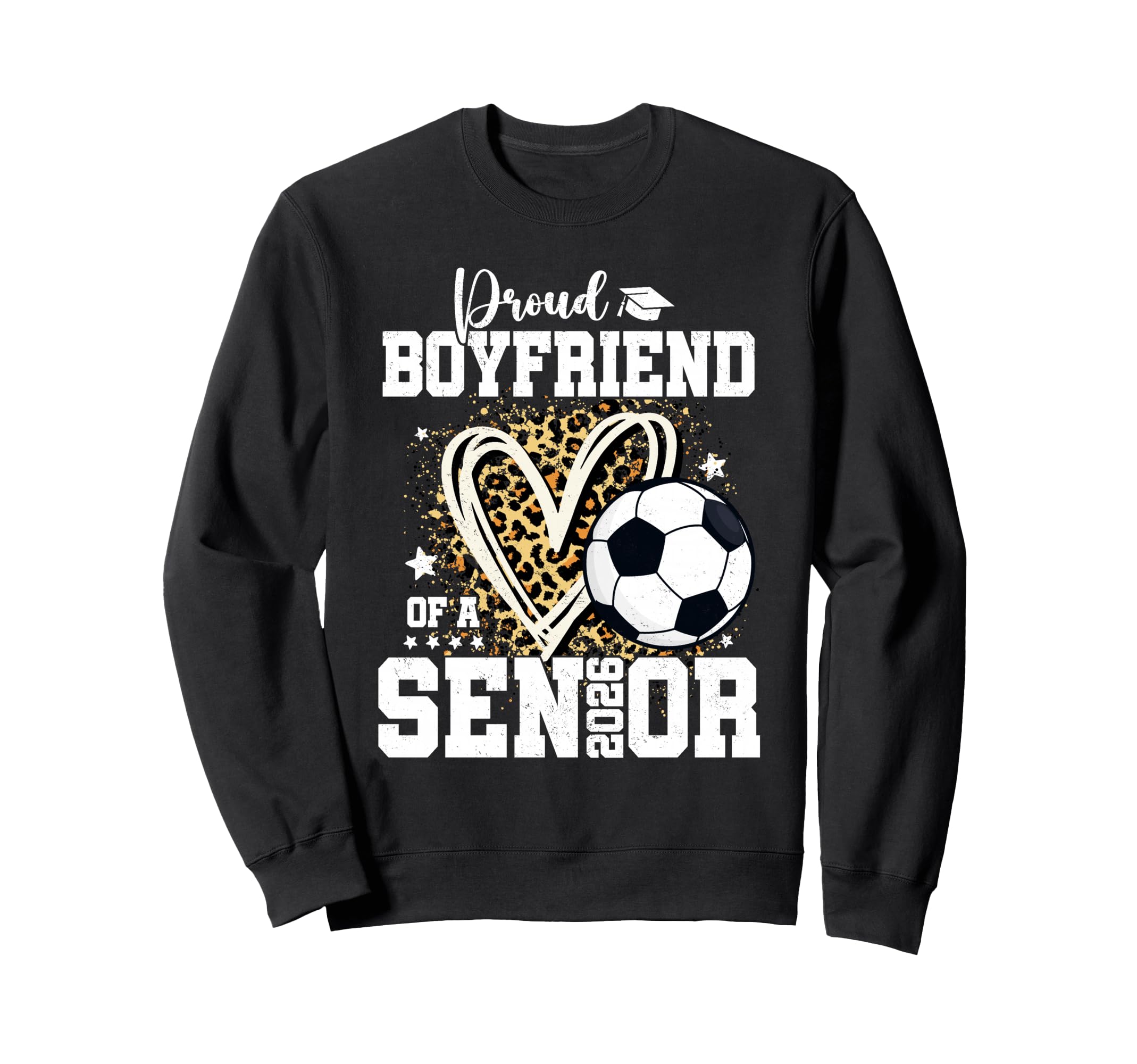 Proud Boyfriend 2026 Senior Soccer Sweatshirt - Trendy Graphic Unisex - T-Shirt, Sweatshirt, Hoodie