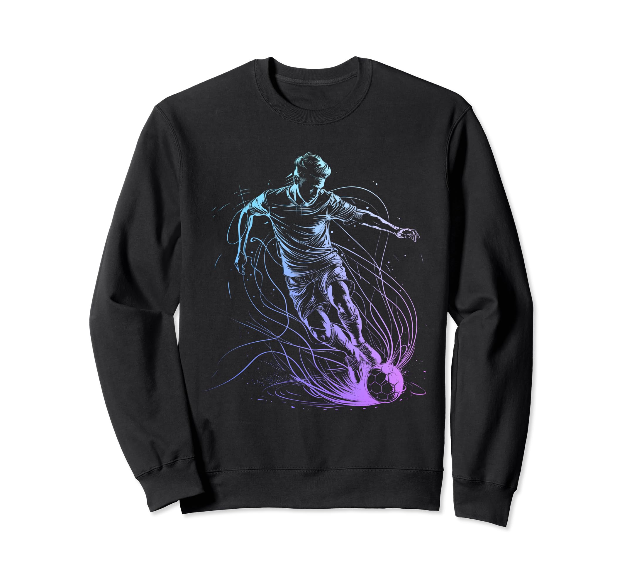Soccer Player Sports Sweatshirt - Minimalist Print for Adults - T-Shirt, Sweatshirt, Hoodie