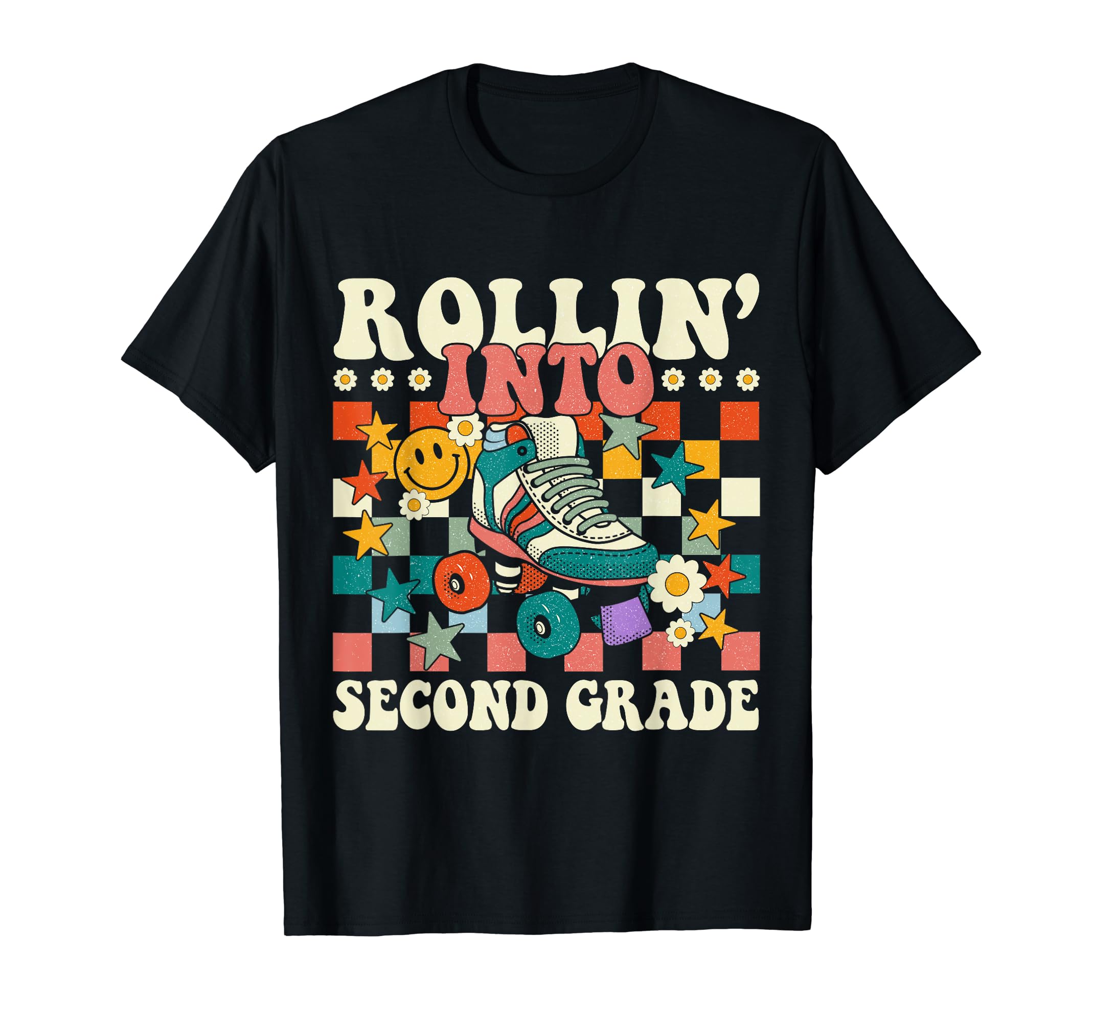 Rolling Into 2Nd Grade Back To T-Shirt - Fun Novelty Design Men Women - T-Shirt, Sweatshirt, Hoodie