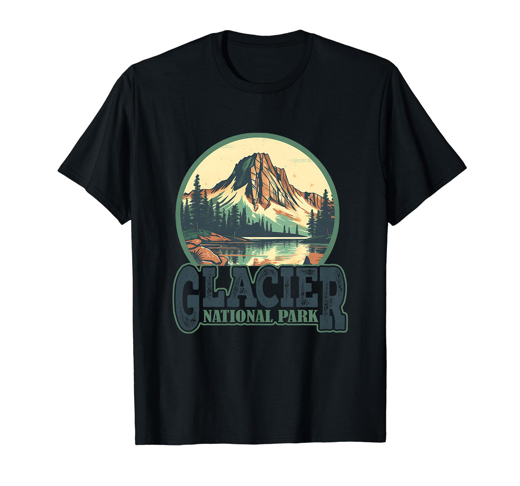 Glacier National Park Monana Usa T-Shirt - Aesthetic Graphic Unisex - T-Shirt, Sweatshirt, Hoodie