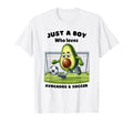 Just Who Loves Avocado And Soccer Funny T-Shirt - Custom Art Print Unisex - T-Shirt, Sweatshirt, Hoodie