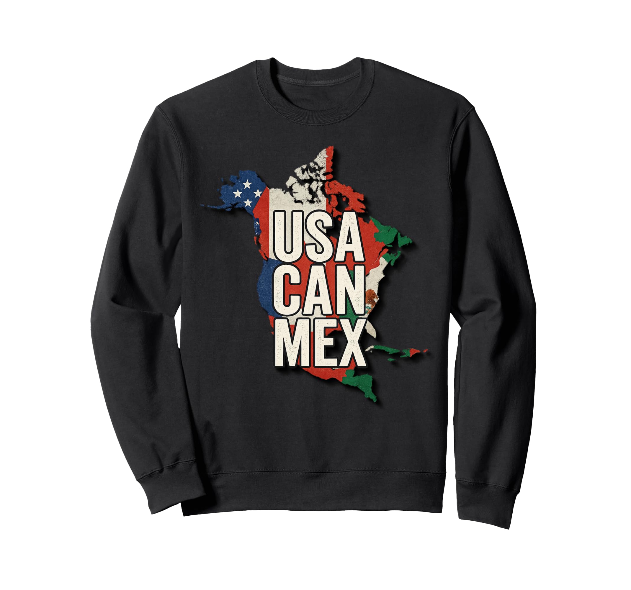 Usa Can Mex Soccer North America Sweatshirt - Streetwear Style Unisex - T-Shirt, Sweatshirt, Hoodie