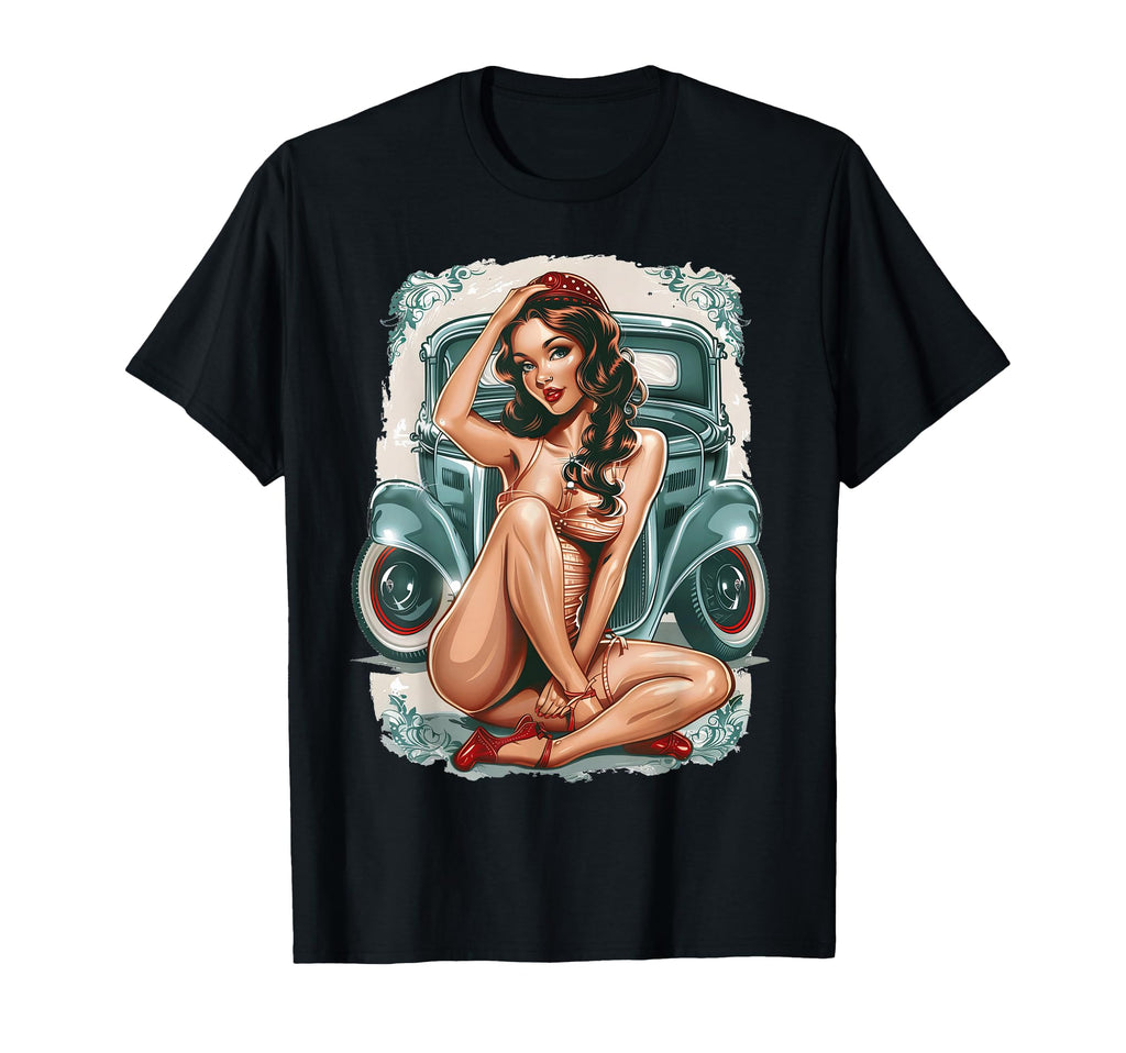 Pinup Pin Up T-Shirt - Unique Graphic for Adults - T-Shirt, Sweatshirt, Hoodie
