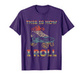 This Is How I Roll Roller Skating 80S T-Shirt - Trendy Graphic for Adults - T-Shirt, Sweatshirt, Hoodie