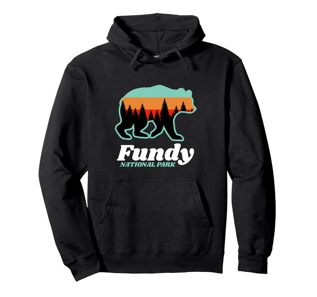 Fundy National Park Canada Bear Hoodie - Casual Everyday Wear Men Women - T-Shirt, Sweatshirt, Hoodie
