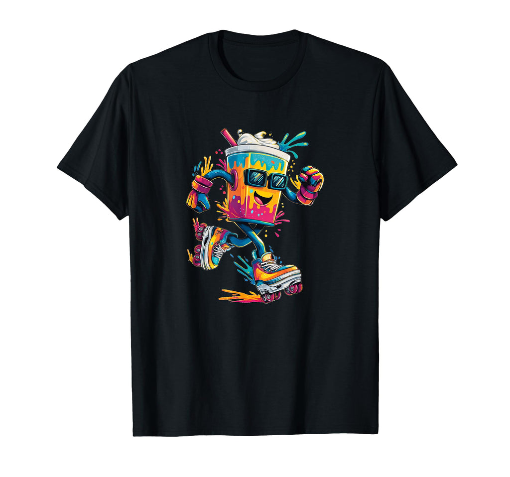 Colorful Milkshake Sunglasses And T-Shirt - Fun Novelty Design for Adults - T-Shirt, Sweatshirt, Hoodie