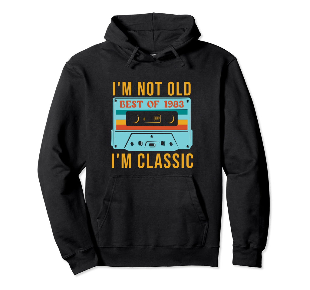 Best 1983 Birthday Cassette Tape Prsent Hoodie - Streetwear Style Men Women - T-Shirt, Sweatshirt, Hoodie