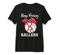 Busy Raising Ballers Funny T-Shirt - Fun Novelty Design for Adults - T-Shirt, Sweatshirt, Hoodie