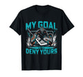 Funny Goalkeeper Ice Hockey Player T-Shirt - Minimalist Print for Adults - T-Shirt, Sweatshirt, Hoodie