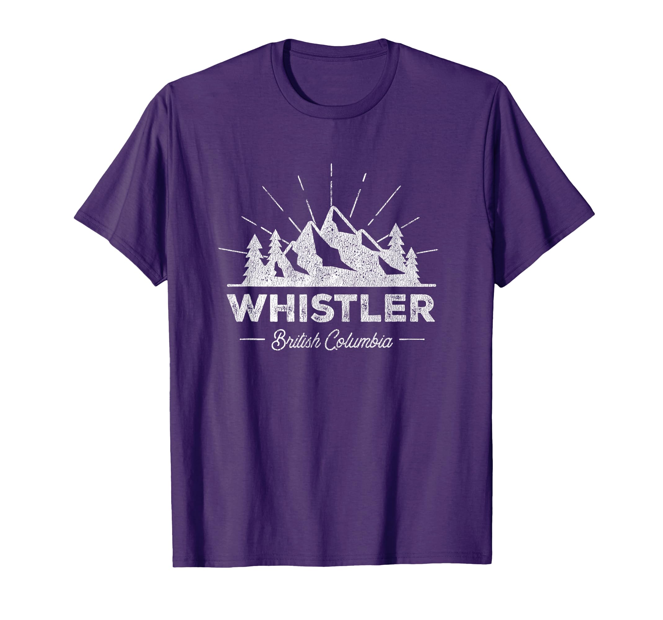 Whistler British Columbia Skiing T-Shirt - Minimalist Print Unisex - T-Shirt, Sweatshirt, Hoodie